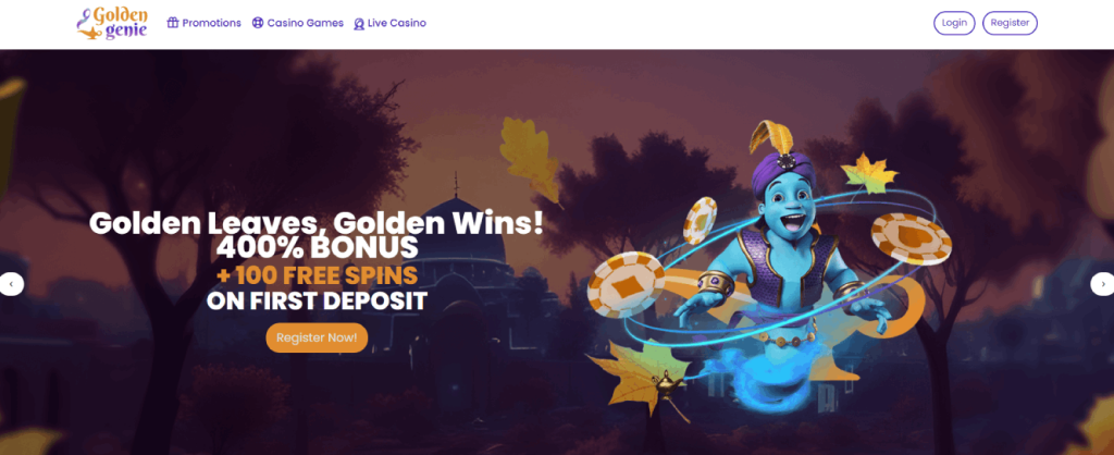 Golden Genie Casino Main