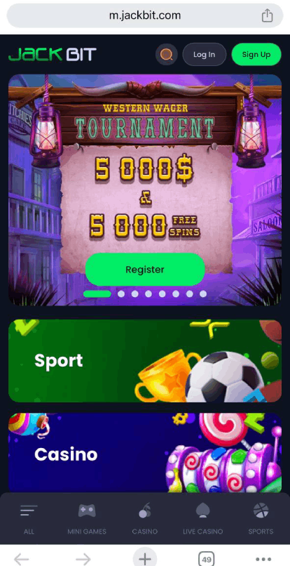 Jackbit Mobile Casino