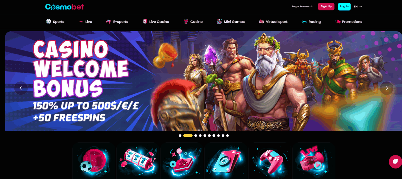 Cosmobet Casino Main