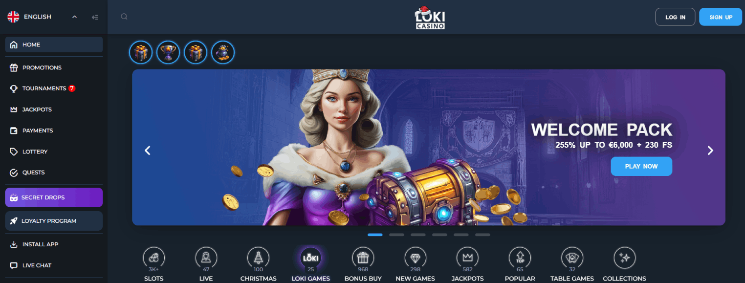 Loki Casino Main