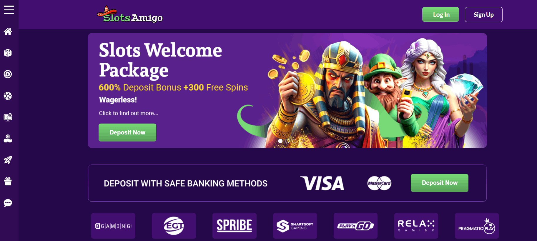 Slots Amigo Casino Main