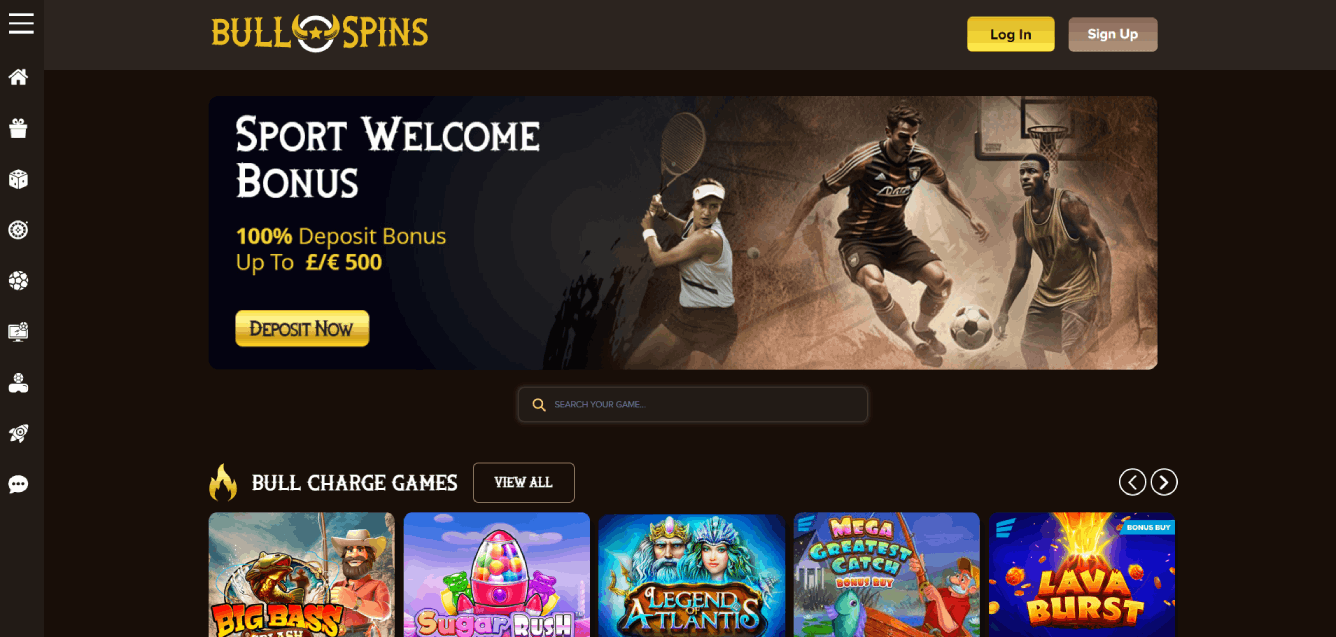 Bull Spins Casino Main