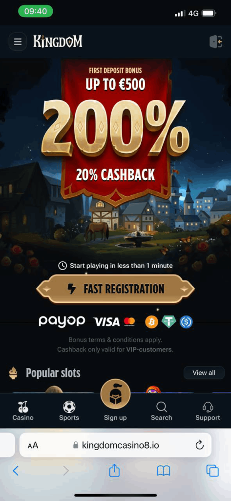 Kingdom Casino Mobile