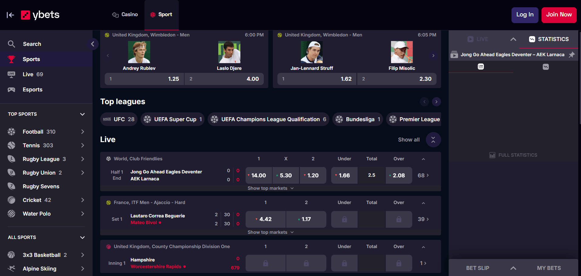 Ybets Sportsbook